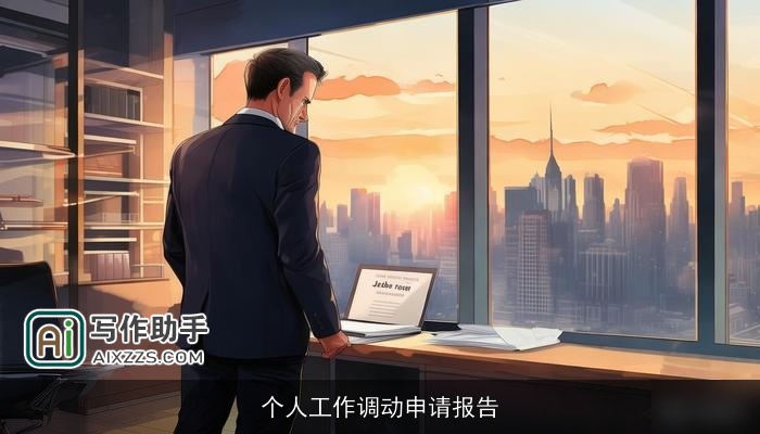 个人工作调动申请报告 个人工作调动申请报告