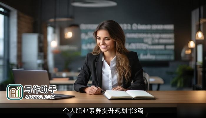 个人职业素养提升规划书3篇 个人职业素养提升规划书3篇