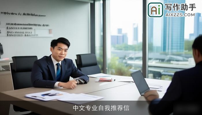 中文专业自我推荐信 中文专业自我推荐信