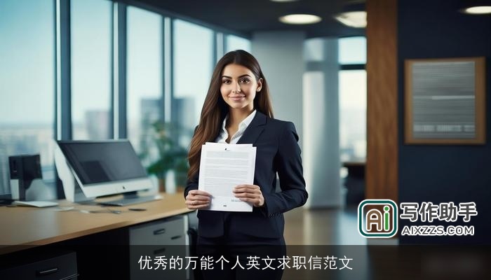 优秀的万能个人英文求职信范文 优秀的万能个人英文求职信范文