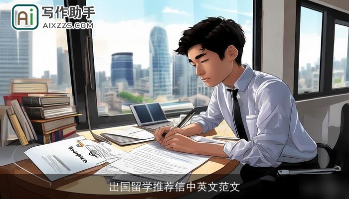 出国留学推荐信中英文范文 出国留学推荐信中英文范文