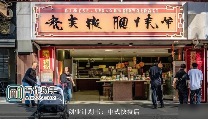 创业计划书:中式快餐店 创业计划书:中式快餐店