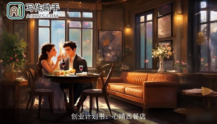 创业计划书:心晴西餐店 创业计划书:心晴西餐店