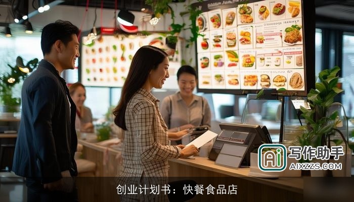 创业计划书:快餐食品店 创业计划书:快餐食品店