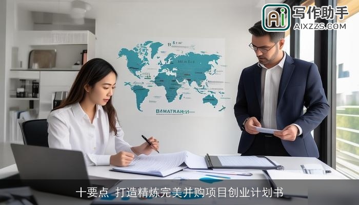 十要点 打造精炼完美并购项目创业计划书 十要点 打造精炼完美并购项目创业计划书