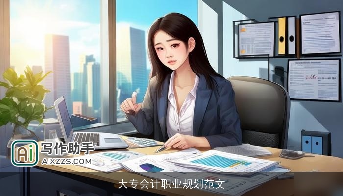 大专会计职业规划范文 大专会计职业规划范文