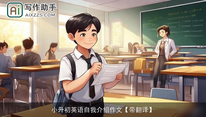 小升初英语自我介绍作文【带翻译】 小升初英语自我介绍作文【带翻译】