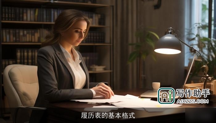 履历表的基本格式 履历表的基本格式