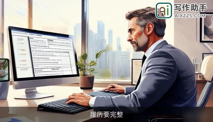 履历要完整 履历要完整