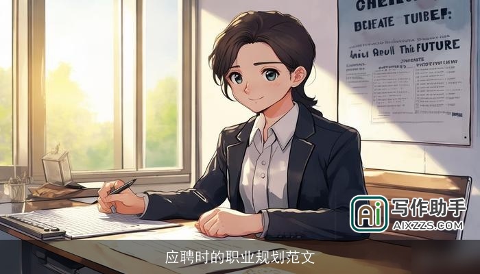 应聘时的职业规划范文 应聘时的职业规划范文
