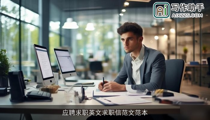 应聘求职英文求职信范文范本 应聘求职英文求职信范文范本