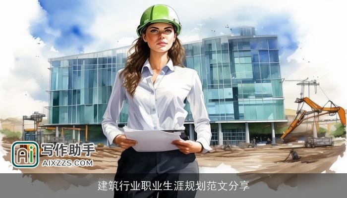 建筑行业职业生涯规划范文分享 建筑行业职业生涯规划范文分享