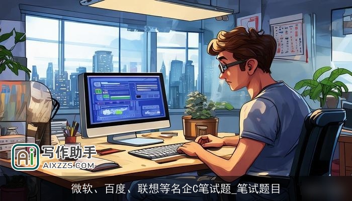 微软、百度、联想等名企C笔试题_笔试题目 微软、百度、联想等名企C笔试题_笔试题目