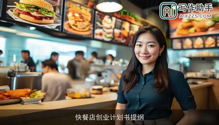 快餐店创业计划书提纲 快餐店创业计划书提纲