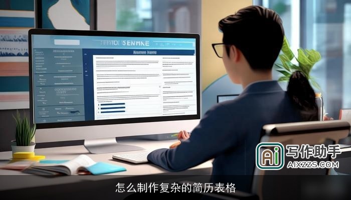 怎么制作复杂的简历表格 怎么制作复杂的简历表格