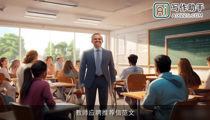 教师应聘推荐信范文 教师应聘推荐信范文