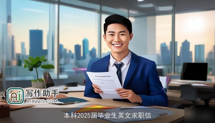 本科2025届毕业生英文求职信 本科2025届毕业生英文求职信