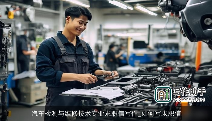 汽车检测与维修技术专业求职信写作_如何写求职信 汽车检测与维修技术专业求职信写作_如何写求职信