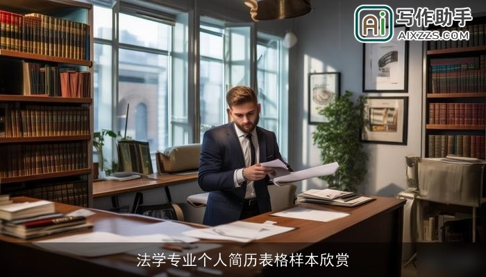 法学专业个人简历表格样本欣赏 法学专业个人简历表格样本欣赏