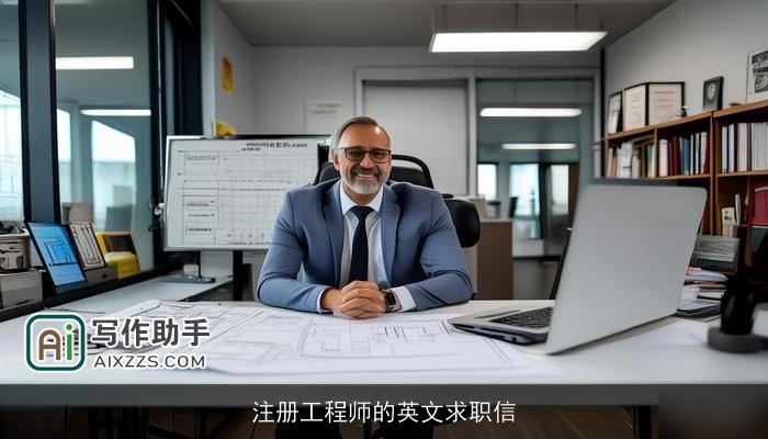 注册工程师的英文求职信 注册工程师的英文求职信