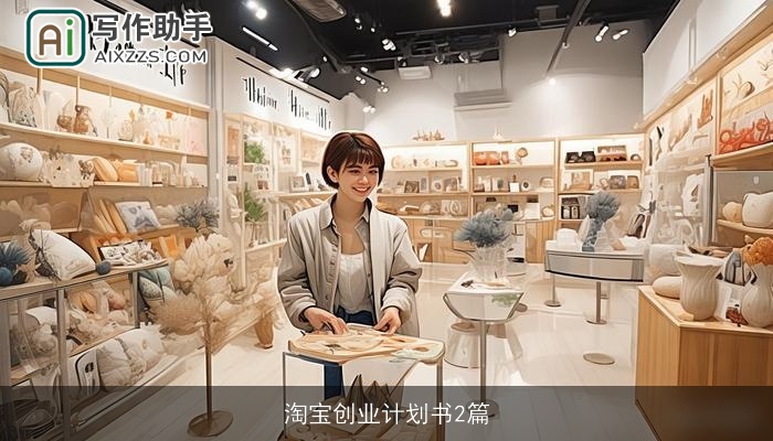 淘宝创业计划书2篇 淘宝创业计划书2篇