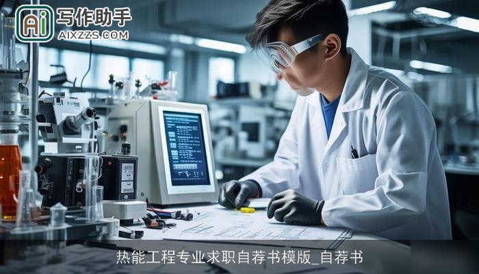 热能工程专业求职自荐书模版_自荐书 热能工程专业求职自荐书模版_自荐书