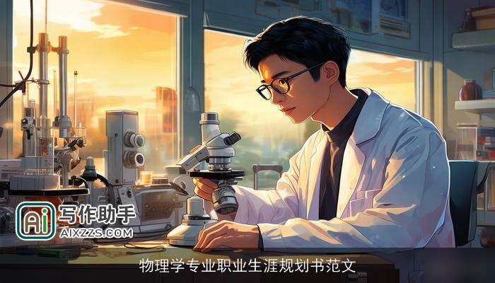 物理学专业职业生涯规划书范文 物理学专业职业生涯规划书范文