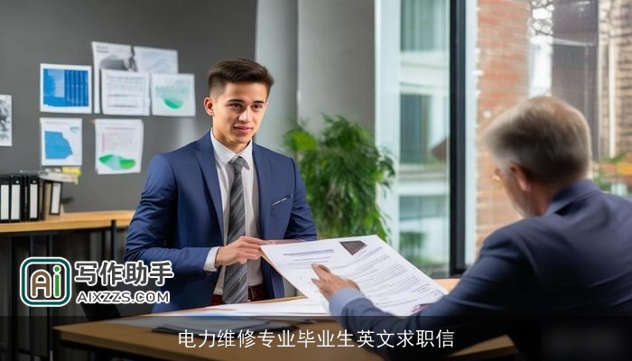 电力维修专业毕业生英文求职信 电力维修专业毕业生英文求职信