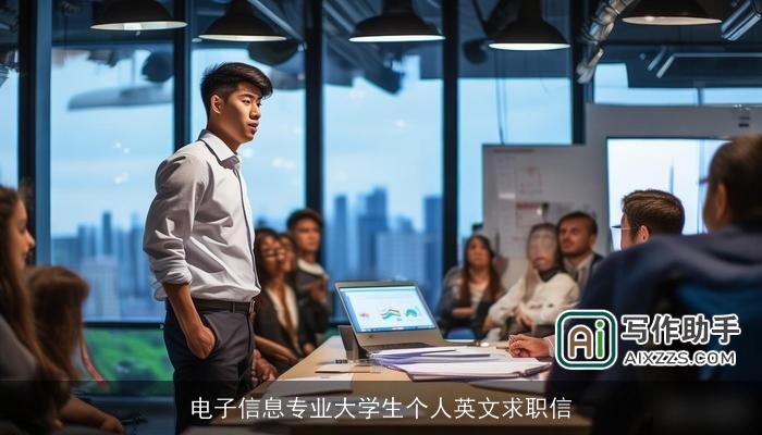 电子信息专业大学生个人英文求职信 电子信息专业大学生个人英文求职信