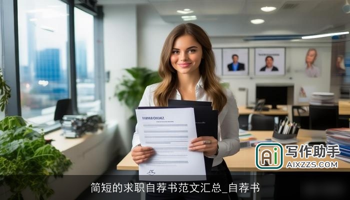 简短的求职自荐书范文汇总_自荐书 简短的求职自荐书范文汇总_自荐书