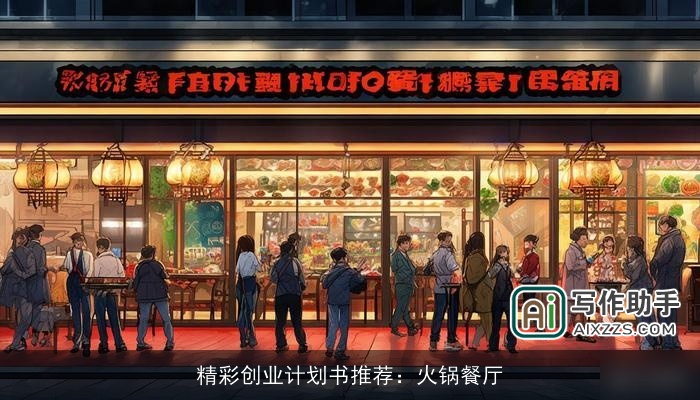 精彩创业计划书推荐:火锅餐厅 精彩创业计划书推荐:火锅餐厅