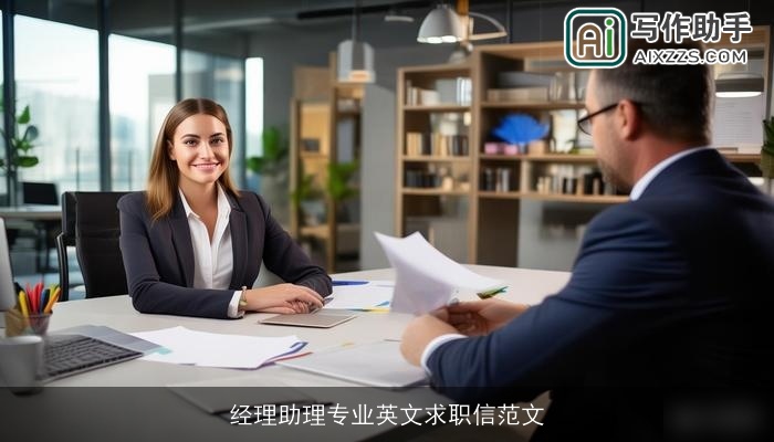 经理助理专业英文求职信范文 经理助理专业英文求职信范文
