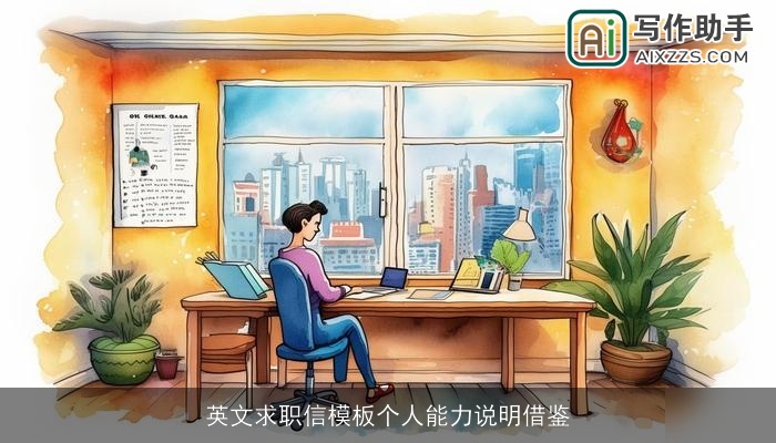 英文求职信模板个人能力说明借鉴 英文求职信模板个人能力说明借鉴