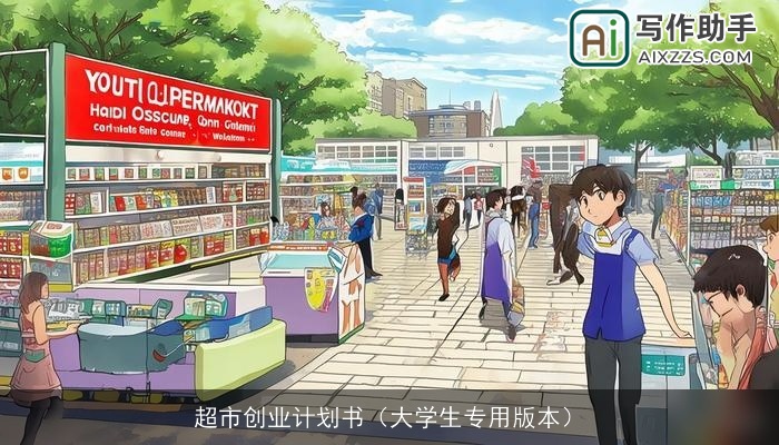 超市创业计划书(大学生专用版本) 超市创业计划书(大学生专用版本)