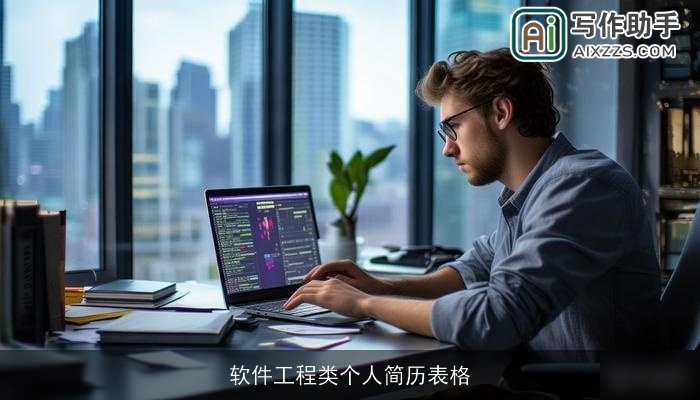 软件工程类个人简历表格 软件工程类个人简历表格