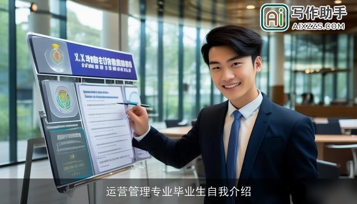 运营管理专业毕业生自我介绍 运营管理专业毕业生自我介绍