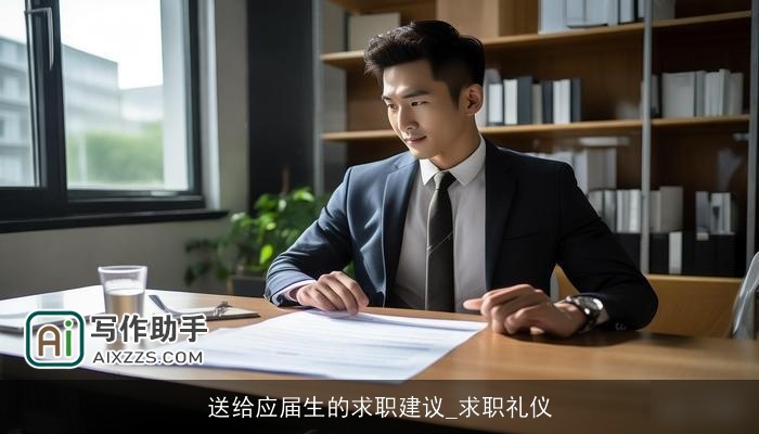 送给应届生的求职建议_求职礼仪 送给应届生的求职建议_求职礼仪