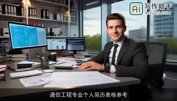 通信工程专业个人简历表格参考 通信工程专业个人简历表格参考