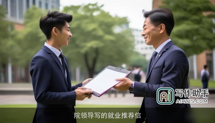 院领导写的就业推荐信 院领导写的就业推荐信
