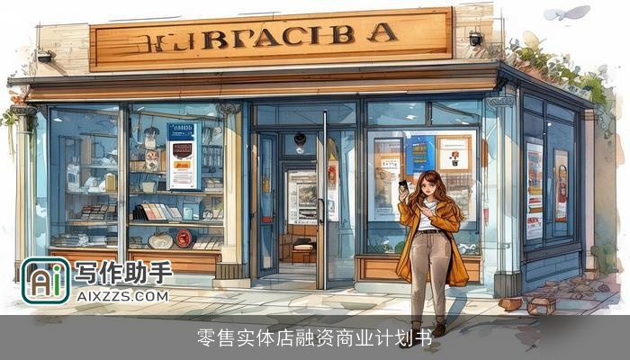 零售实体店融资商业计划书 零售实体店融资商业计划书