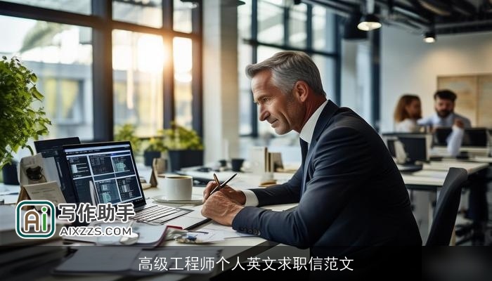 高级工程师个人英文求职信范文 高级工程师个人英文求职信范文