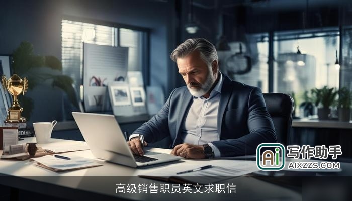 高级销售职员英文求职信 高级销售职员英文求职信