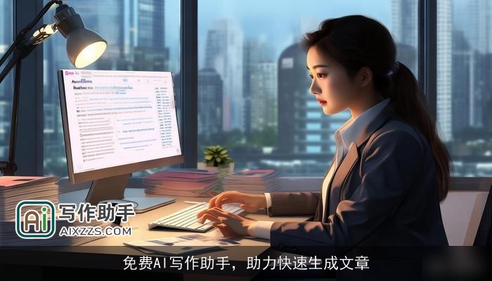 免费AI写作助手,助力快速生成文章 免费AI写作助手,助力快速生成文章