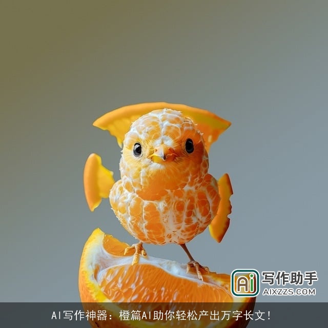 AI写作神器:橙篇AI助你轻松产出万字长文! AI写作神器:橙篇AI助你轻松产出万字长文!