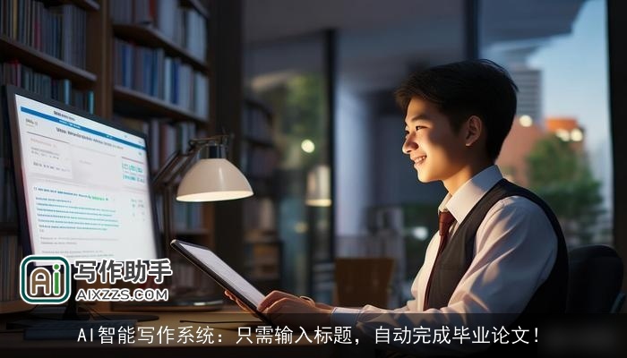 AI智能写作系统:只需输入标题,自动完成毕业论文! AI智能写作系统:只需输入标题,自动完成毕业论文!