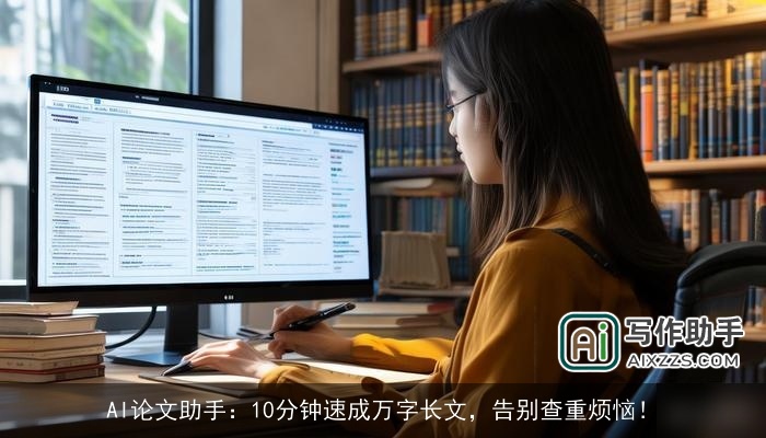 AI论文助手:10分钟速成万字长文,告别查重烦恼! AI论文助手:10分钟速成万字长文,告别查重烦恼!