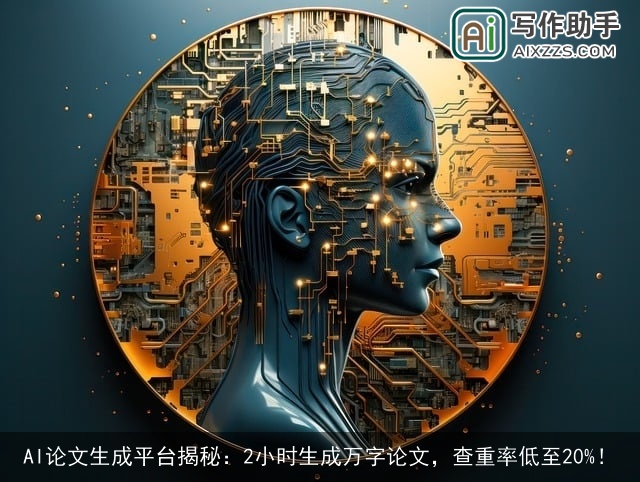 AI论文生成平台揭秘:2小时生成万字论文,查重率低至20%! AI论文生成平台揭秘:2小时生成万字论文,查重率低至20%!