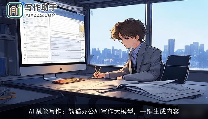 AI赋能写作:熊猫办公AI写作大模型,一键生成内容 AI赋能写作:熊猫办公AI写作大模型,一键生成内容