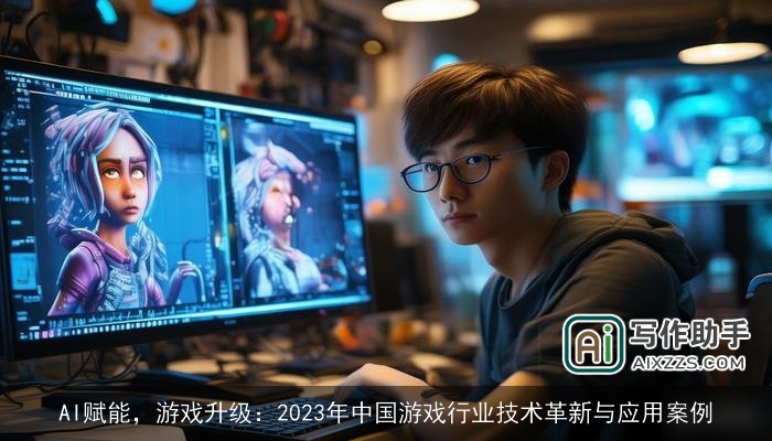 AI赋能,游戏升级:2023年中国游戏行业技术革新与应用案例 AI赋能,游戏升级:2023年中国游戏行业技术革新与应用案例