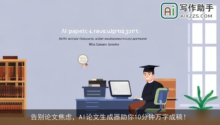 告别论文焦虑,AI论文生成器助你10分钟万字成稿! 告别论文焦虑,AI论文生成器助你10分钟万字成稿!